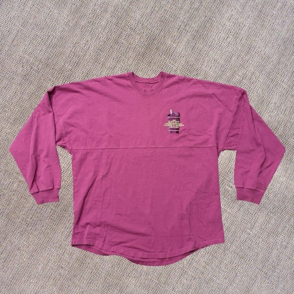 Disney 2019 EPCOT Flower &‎ Garden Festival Long Sleeve Spirit Jersey Sz M